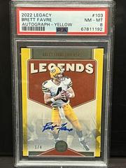 Brett Favre [Yellow Autograph] Football Cards 2022 Panini Legacy Prices
