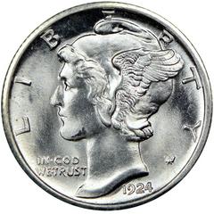 1924 S Coins Mercury Dime Prices