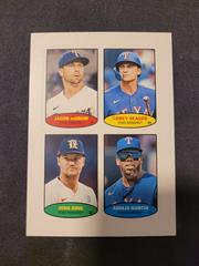 Jacob deGrom, Corey Seager, Josh Jung, Adolis Garcia Baseball Cards 2023 Topps Heritage 1974 Stamps High Number Prices