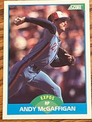 Andy McGaffigan #138 Baseball Cards 1989 Score Prices