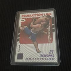 Khabib Nurmagomedov [Press Proof Purple] #5 Ufc Cards 2022 Panini Donruss UFC Production Line Prices