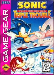 Sonic The Hedgehog: Triple Trouble - Front | Sonic the Hedgehog: Triple Trouble Sega Game Gear