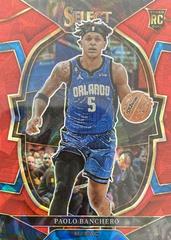 Paolo Banchero [Red Ice] Basketball Cards 2022 Panini Select Prices