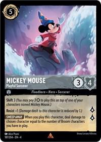 Mickey Mouse - Playful Sorcerer #187 Lorcana Ursula's Return