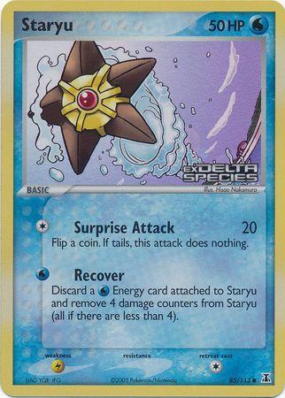 Staryu [Reverse Holo] #85 Pokemon Delta Species