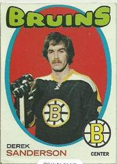 Derek Sanderson #65 Hockey Cards 1971 Topps Prices