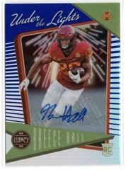Breece Hall [Sapphire] #UL-11 Football Cards 2022 Panini Legacy Under The Lights Prices