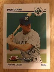 Dick Canan #129 Baseball Cards 1991 Impel Line Drive Pre Rookie AA Prices