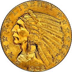 1908 [PROOF] Coins Indian Head Half Eagle Prices