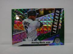 Starling Marte [Green] #L7 Baseball Cards 2021 Panini Mosaic Launched Prices