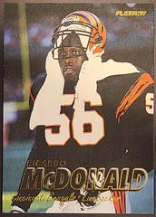 Ricardo McDonald Football Cards 1997 Fleer Prices