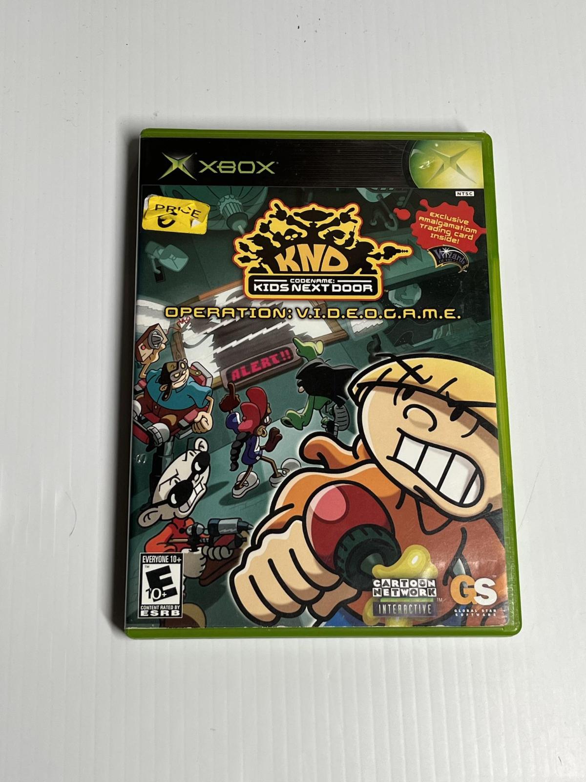 Codename Kids Next Door Operation Videogame Item Box And Manual Xbox