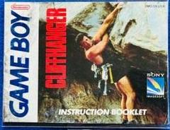 Cliffhanger - Manual | Cliffhanger GameBoy