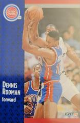 My Card | Dennis Rodman Basketball Cards 1991 Fleer