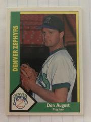 Don August #20 Baseball Cards 1990 CMC Denver Zephyrs Prices