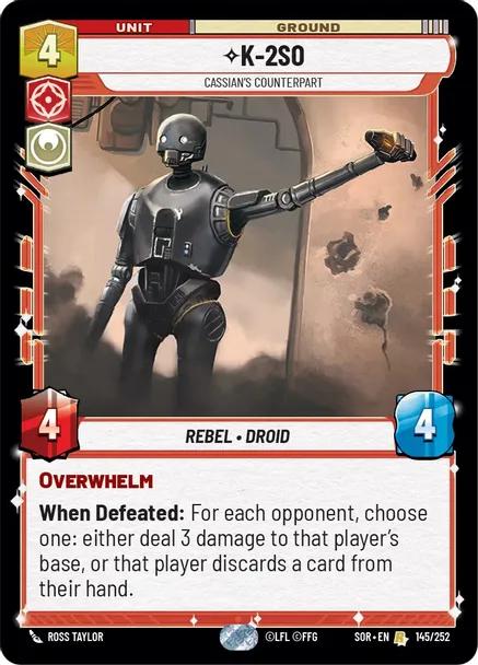 K-2SO [Foil] #145 Star Wars Unlimited: Spark of Rebellion