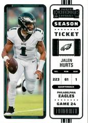 Jalen Hurts #76 Football Cards 2022 Panini Contenders Prices