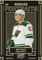 Matt Boldy Hockey Cards 2022 Upper Deck UD Portraits Prices