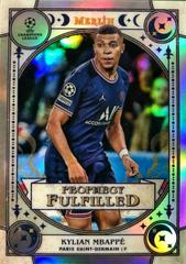 Kylian Mbappe #PF-5 Soccer Cards 2021 Topps Merlin Chrome UEFA Prophecy Fulfilled Prices