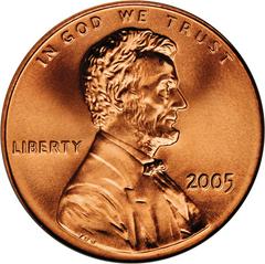 2005 Coins Lincoln Memorial Penny Prices