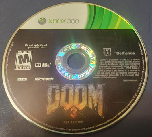 Doom 3 BFG Edition | Item only | Xbox 360