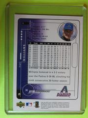 Reverse | Matt Williams Baseball Cards 1999 Upper Deck MVP
