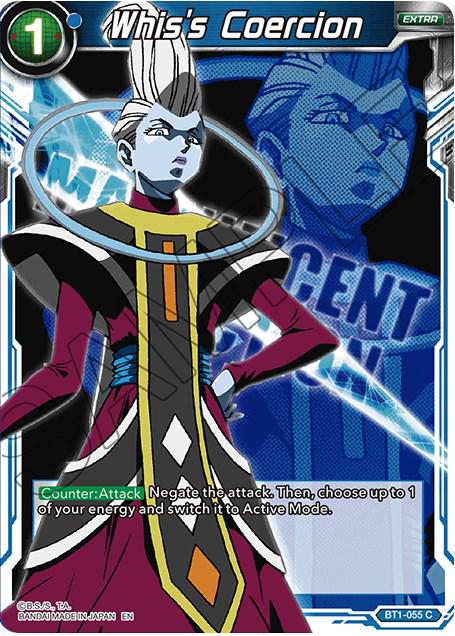 Whis's Coercion BT1-055 Dragon Ball Super Magnificent Collection Fusion Hero