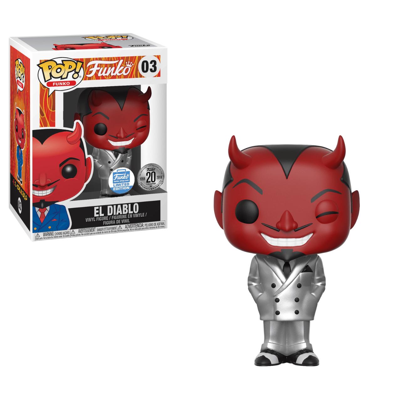 El Diablo [Silver] #3 Funko POP Fantastik Plastik