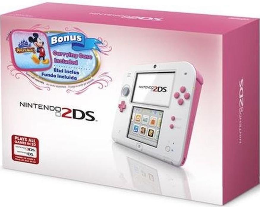 Nintendo 2DS Peachy Pink Mickey Mouse Edition Nintendo 3DS