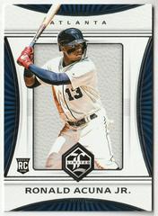 Ronald Acuna Jr. Baseball Cards 2018 Panini Chronicles Limited Prices