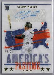 Colton Welker [Gold] #AP-CW Baseball Cards 2022 Panini Chronicles America's Pastime Autographs Prices