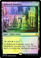Hallowed Fountain [Foil] #280 Magic Ravnica Remastered Prices