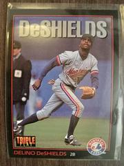Delino DeShields Baseball Cards 1993 Panini Donruss Triple Play Prices