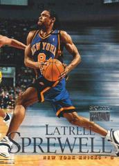 Latrell Sprewell #63 Basketball Cards 1999 SkyBox Premium Prices