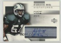 Jonathan Vilma Football Cards 2004 Upper Deck Finite Signatures Prices