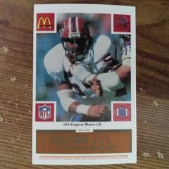 Eugene Marve #54 Football Cards 1986 McDonald's Bills Prices