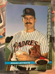Craig Lefferts #533 Baseball Cards 1991 Stadium Club Prices