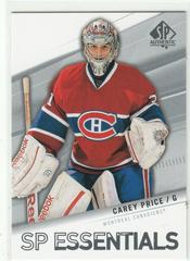 Carey Price #165 Hockey Cards 2011 SP Authentic Prices