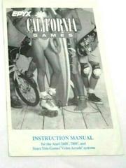 California Games - Manual | California Games Atari 2600