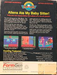 Back Of Box | Aliens Ate My Babysitter PC Games