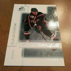 Marian Gaborik Hockey Cards 2000 SP Game Used Prices