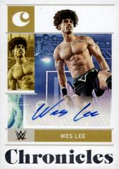 Wes Lee Wrestling Cards 2022 Panini Chronicles WWE Signatures Prices