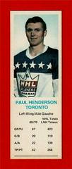 Paul Henderson Hockey Cards 1970 Dad's Cookies Prices