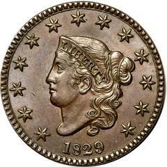 1829 [BRONZED PROOF] Coins Coronet Head Penny Prices