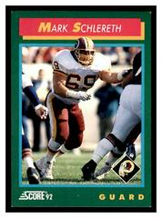 Mark Schlereth Football Cards 1992 Panini Score Prices