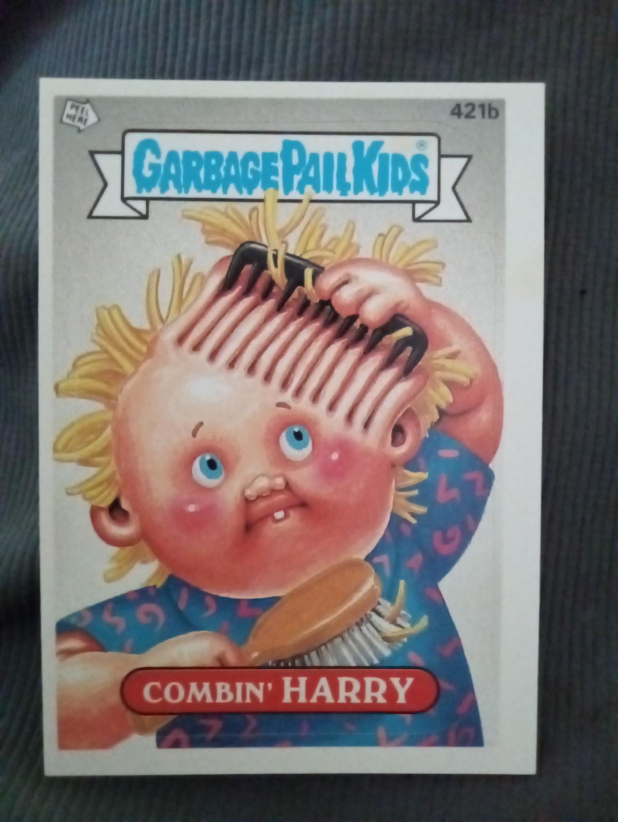 Combin' Harry #421b 1987 Garbage Pail Kids