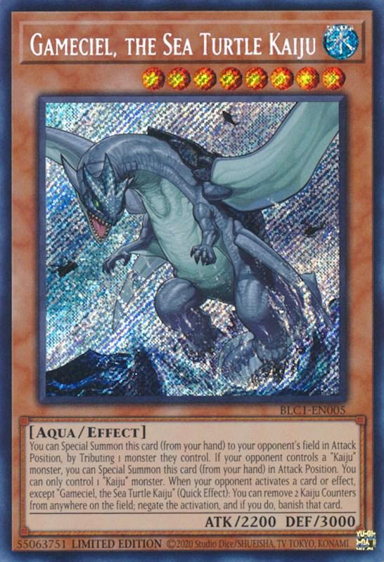 Gameciel, the Sea Turtle Kaiju BLC1-EN005 YuGiOh Battles of Legend: Chapter 1