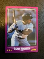 Rickey Henderson #13 Baseball Cards 1988 Score Prices