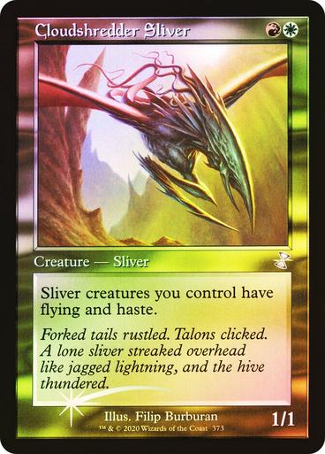 Cloudshredder Sliver [Foil] Prices | Magic Time Spiral Remastered ...