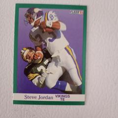 Steve Jordan #284 Football Cards 1991 Fleer Prices